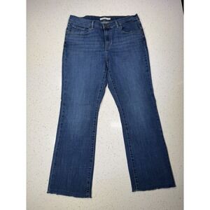 Levi's classic Boot cut Jeans Classic Raw Hem 5-Pocket Women Size 14 Regular